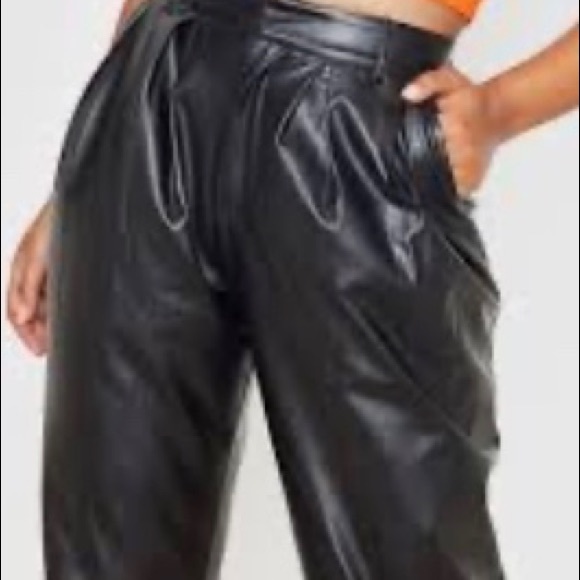 Classic Black Leather Pants Sexy And Sophisticated - Picture 5 of 8
